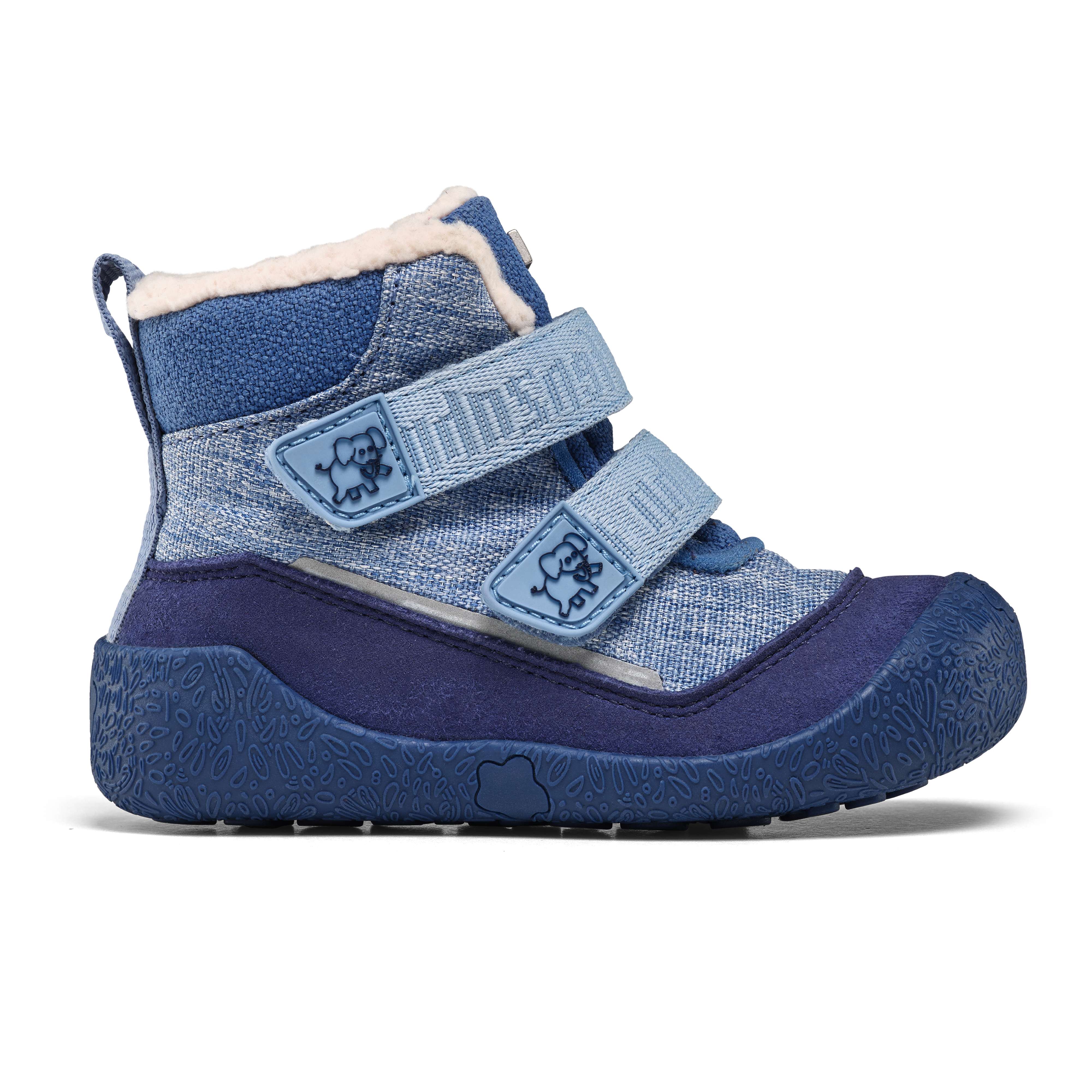 Affenzahn Prewalker Midboot Vegan Snuggy – Elephant