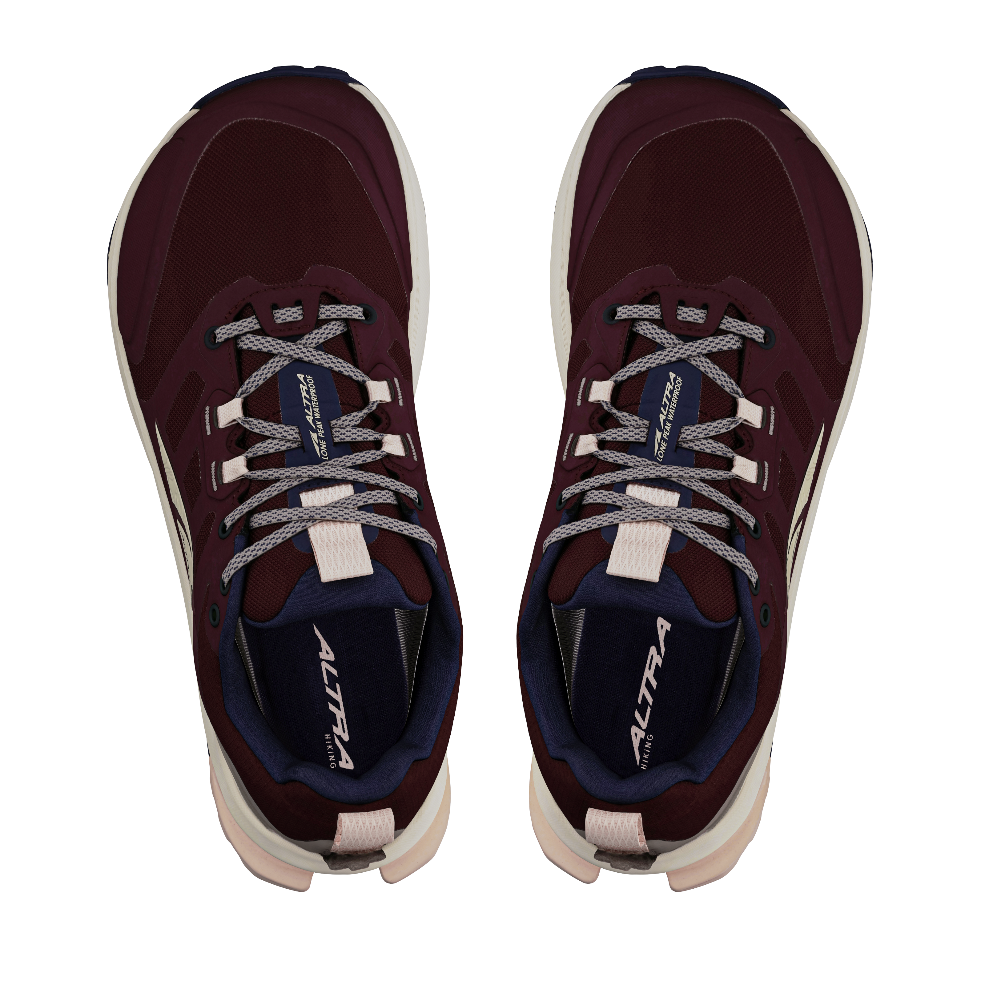 Altra Lone Peak 9 Waterproof Low Womens – Maroon