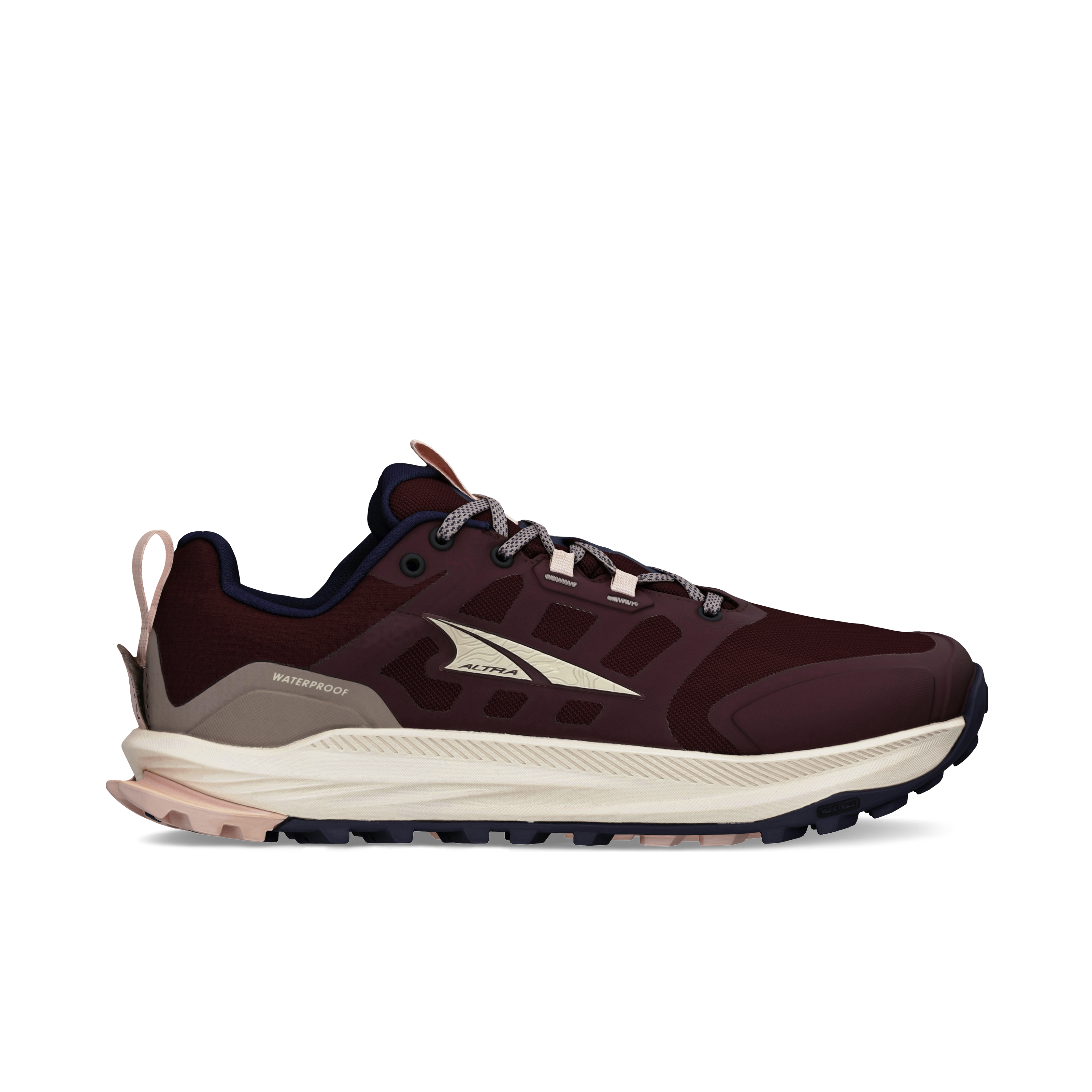 Altra Lone Peak 9 Waterproof Low Womens – Maroon