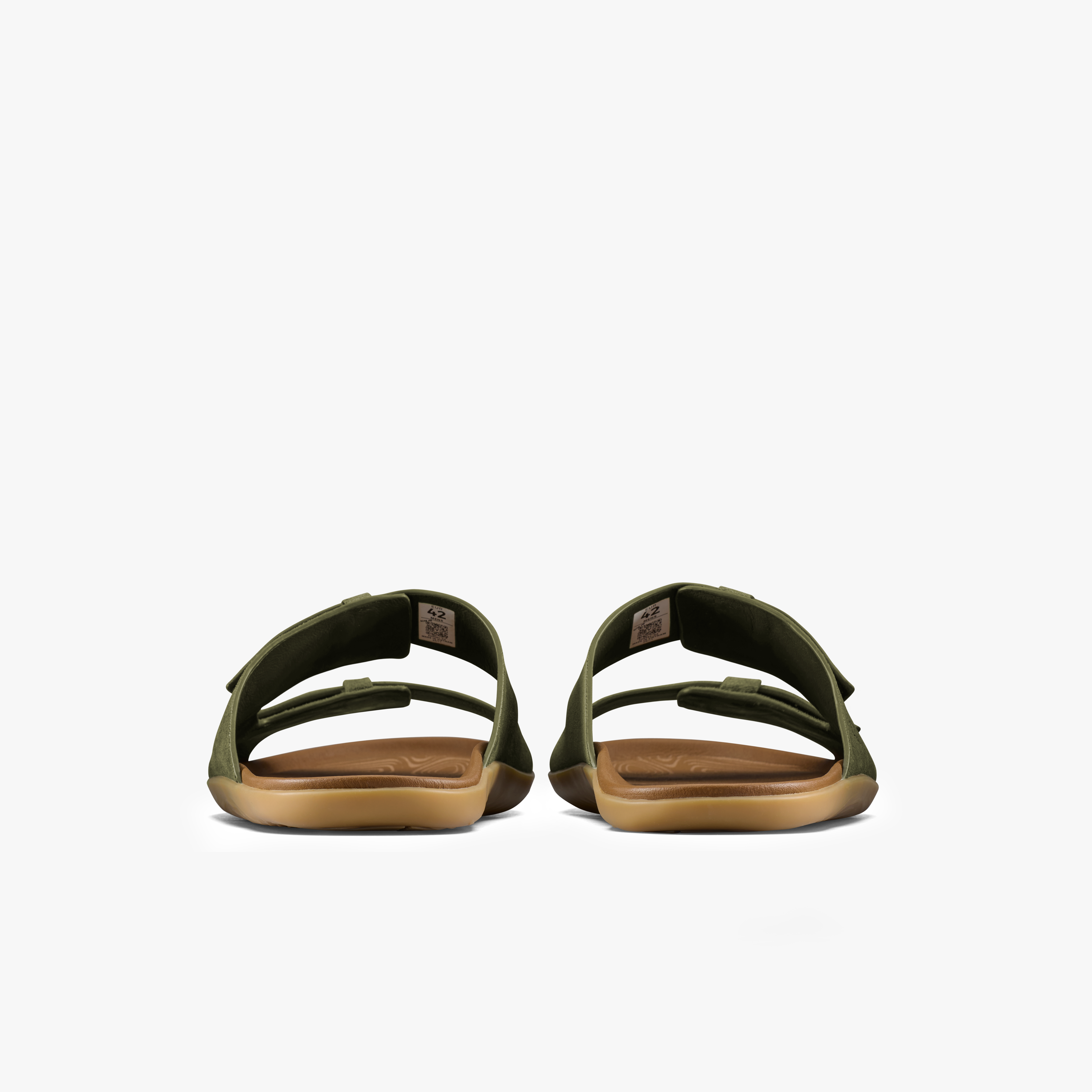 Vivobarefoot Sensus Yin Slide Mens – Dark Olive, set bagfra