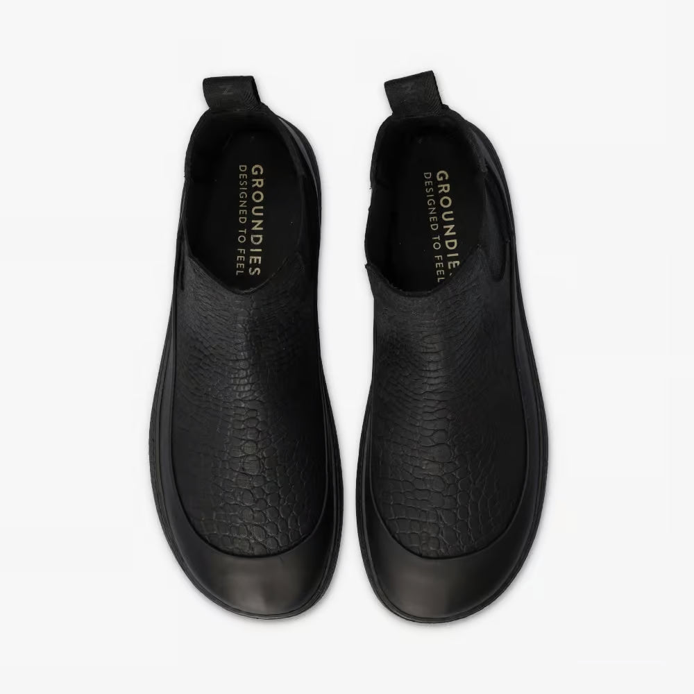 Groundies Sienna Women – Black/Croco