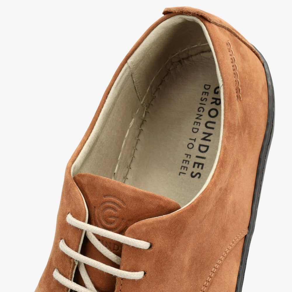 Groundies Palermo Barefoot+ Men – Cognac