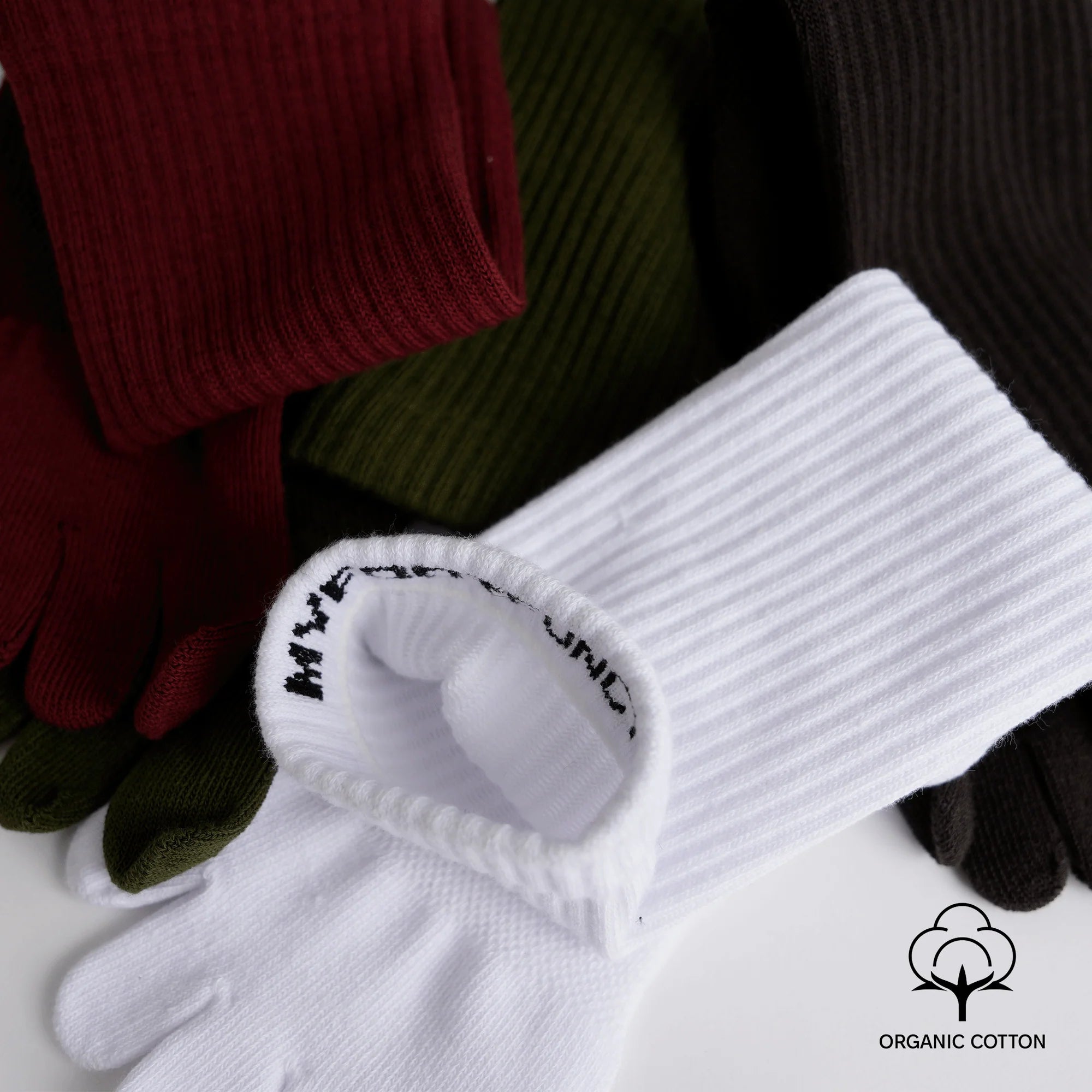 My Foot Function Toe Socks - Crew Length - Black