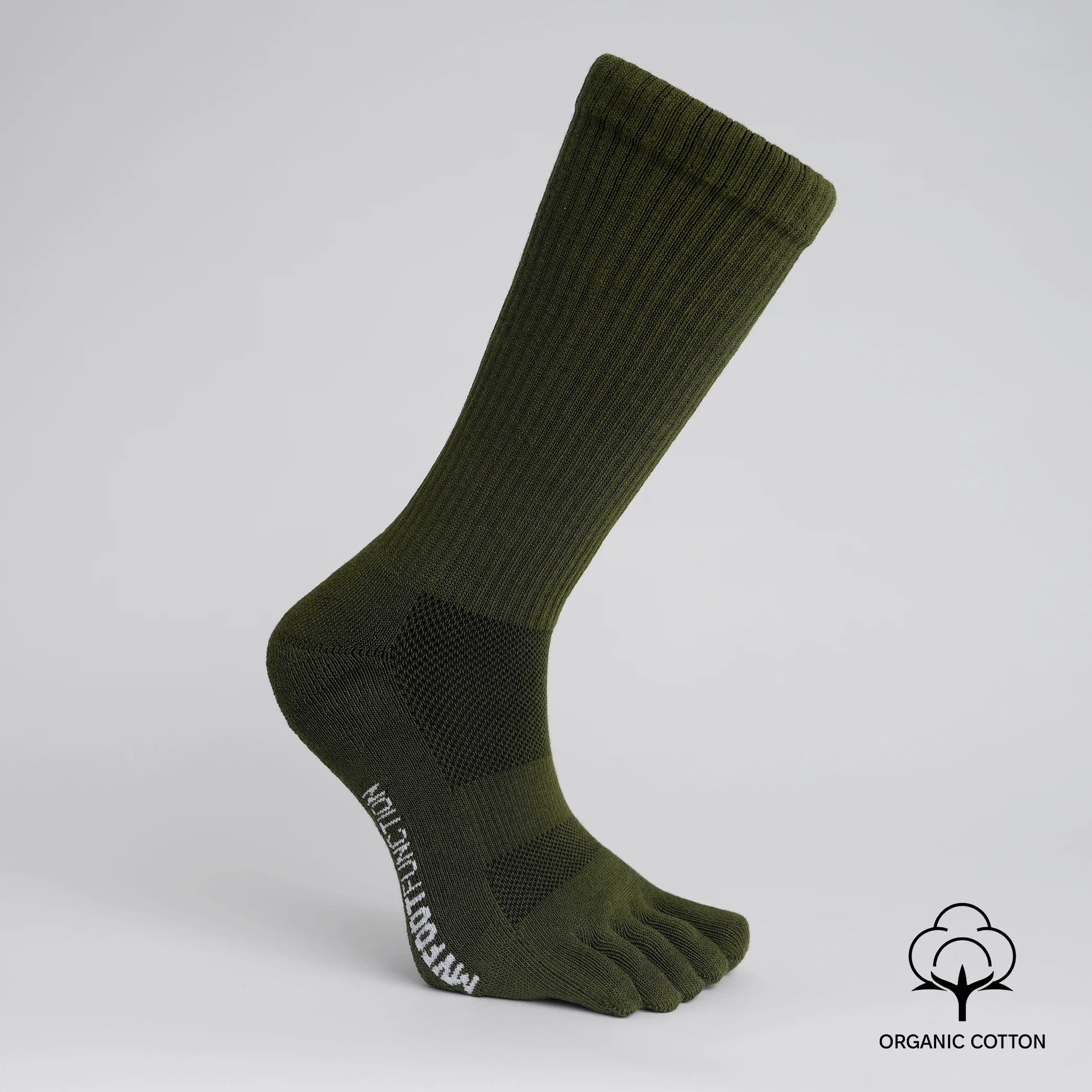 My Foot Function Tåsokker – Crew Length – Mosswood