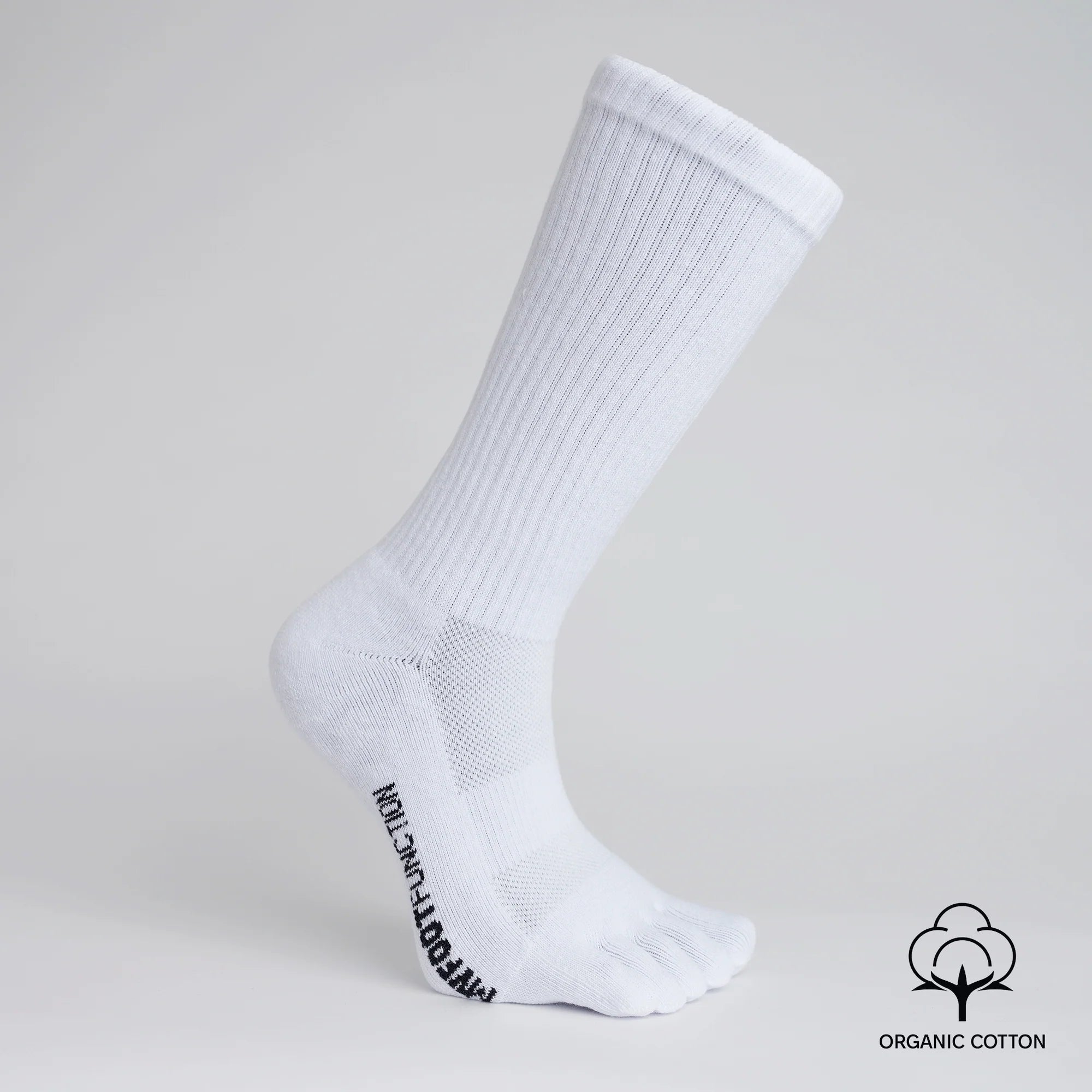 My Foot Function Tåsokker – Crew Length – White