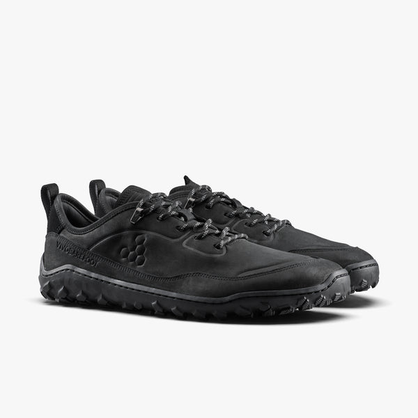 Vivobarefoot Tracker Leather AT Low II Mens – Obsidian