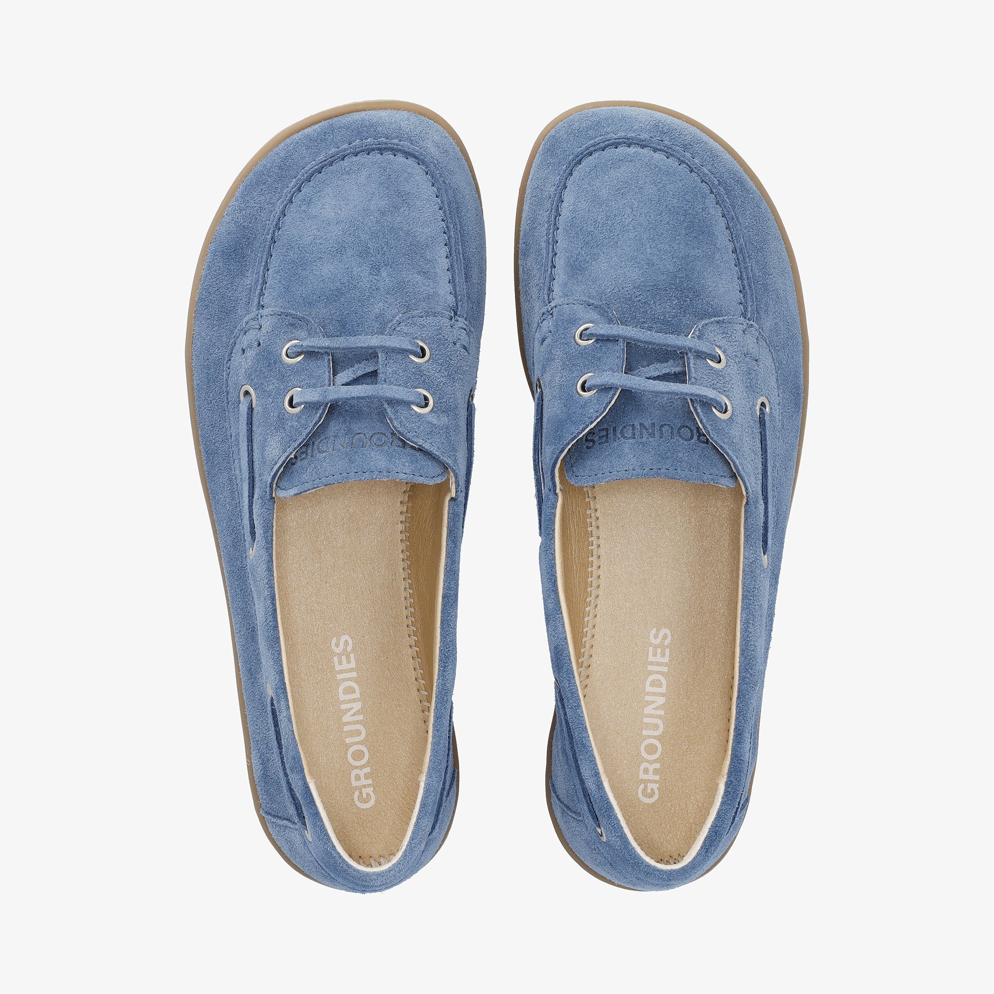 Groundies Bay Womens – Sky Blue, set fra siden