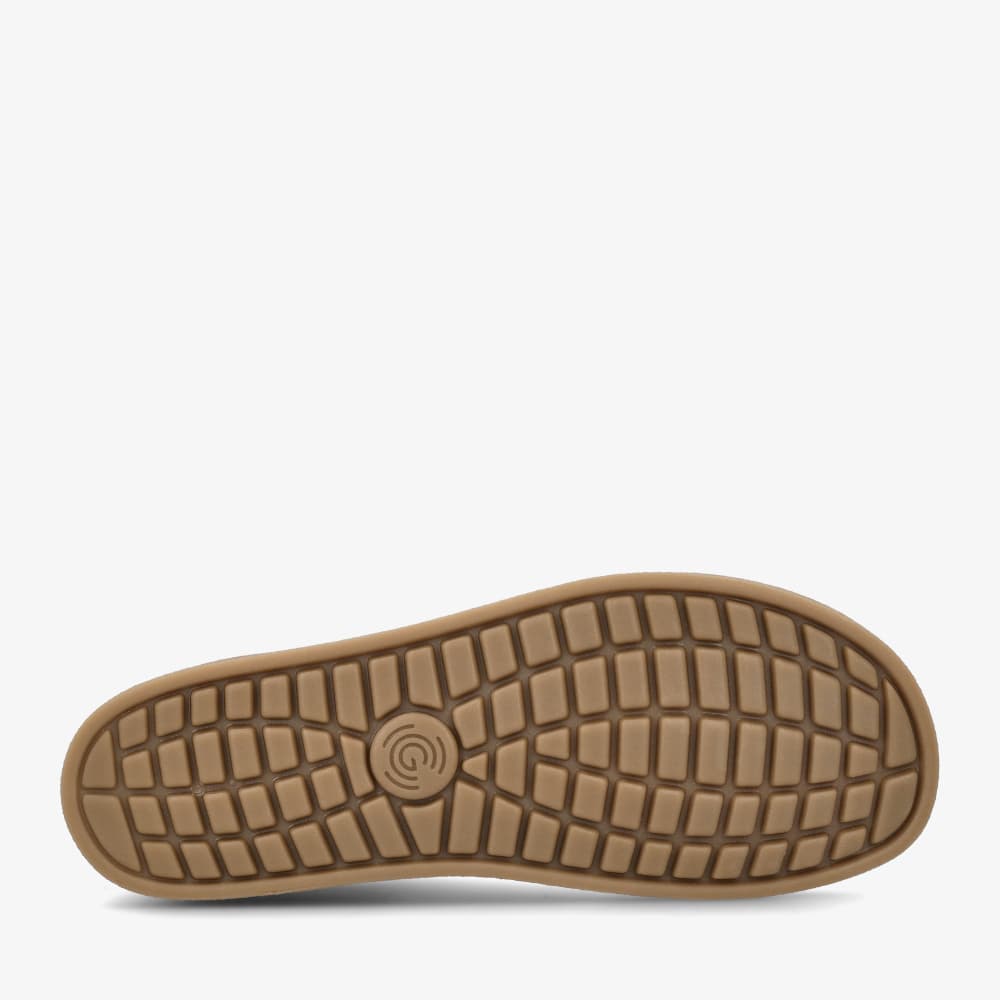 Groundies Panama Mens – Beige/Sage Green, set oppefra