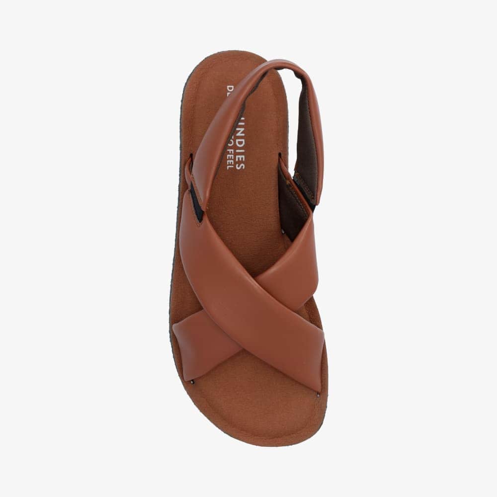 Groundies Verona Vegan Womens – Caramel, set oppefra
