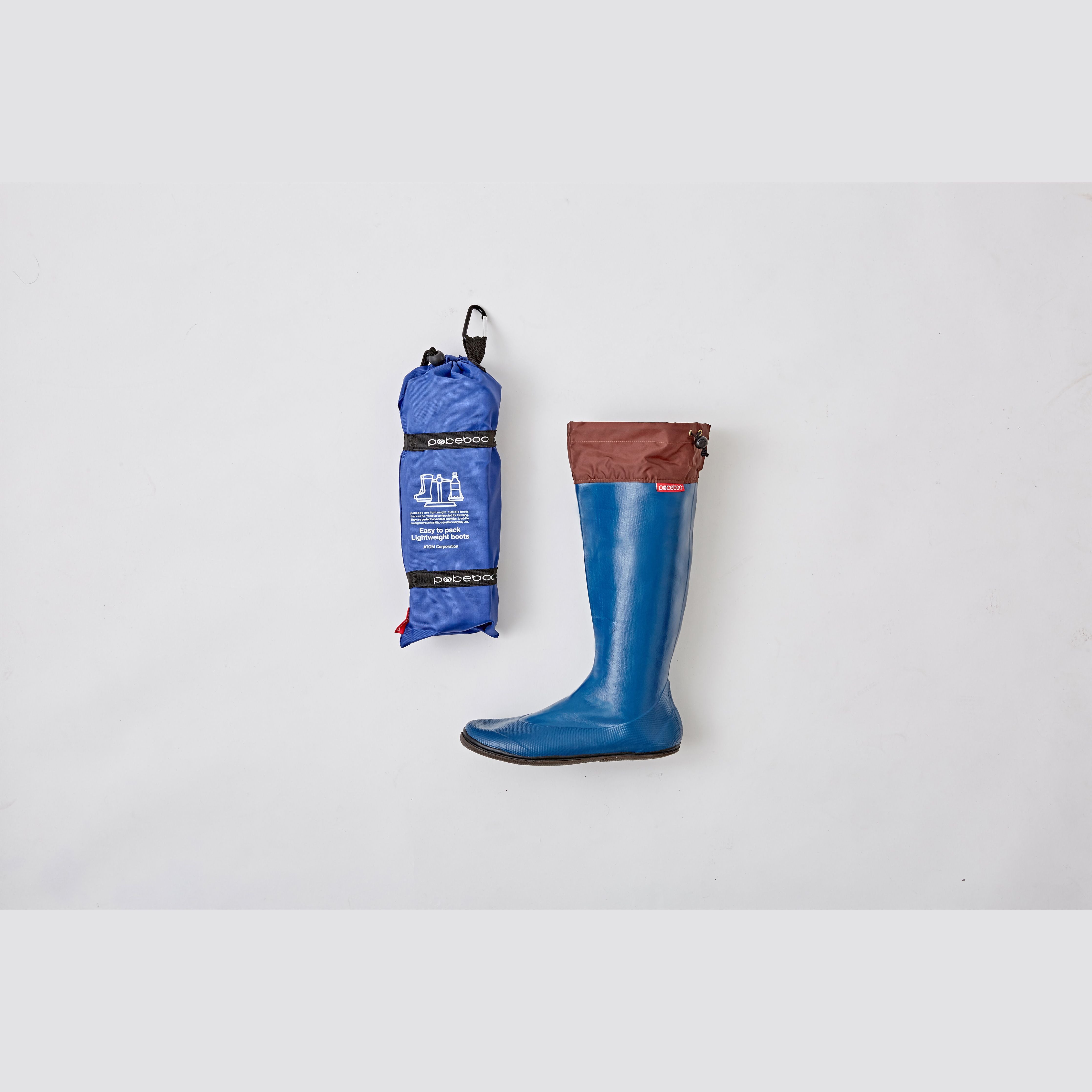 Pokeboo – Foldbare Gummistøvler – Blue