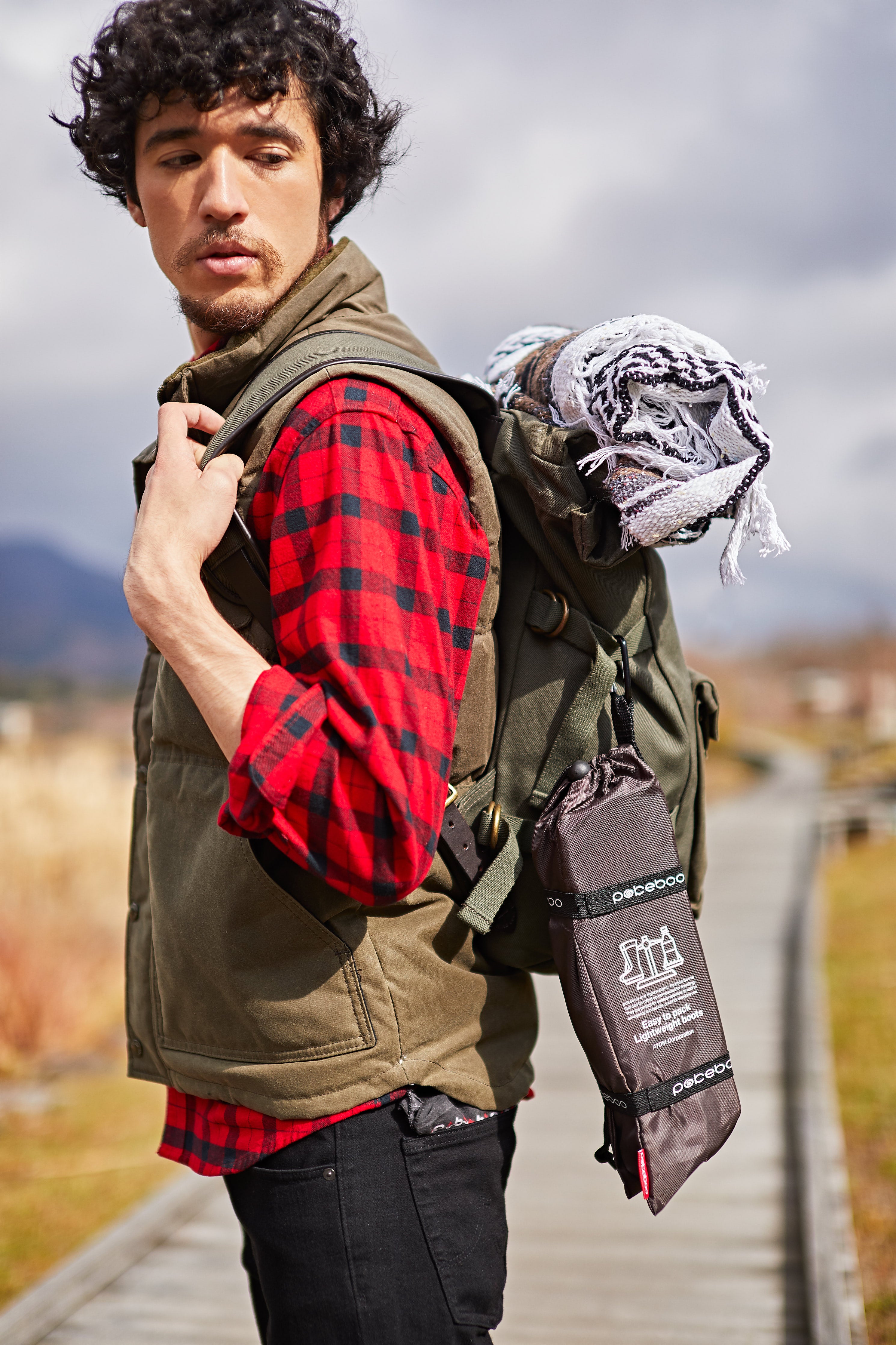 Pokeboo – Foldbare Gummistøvler – Charcoal