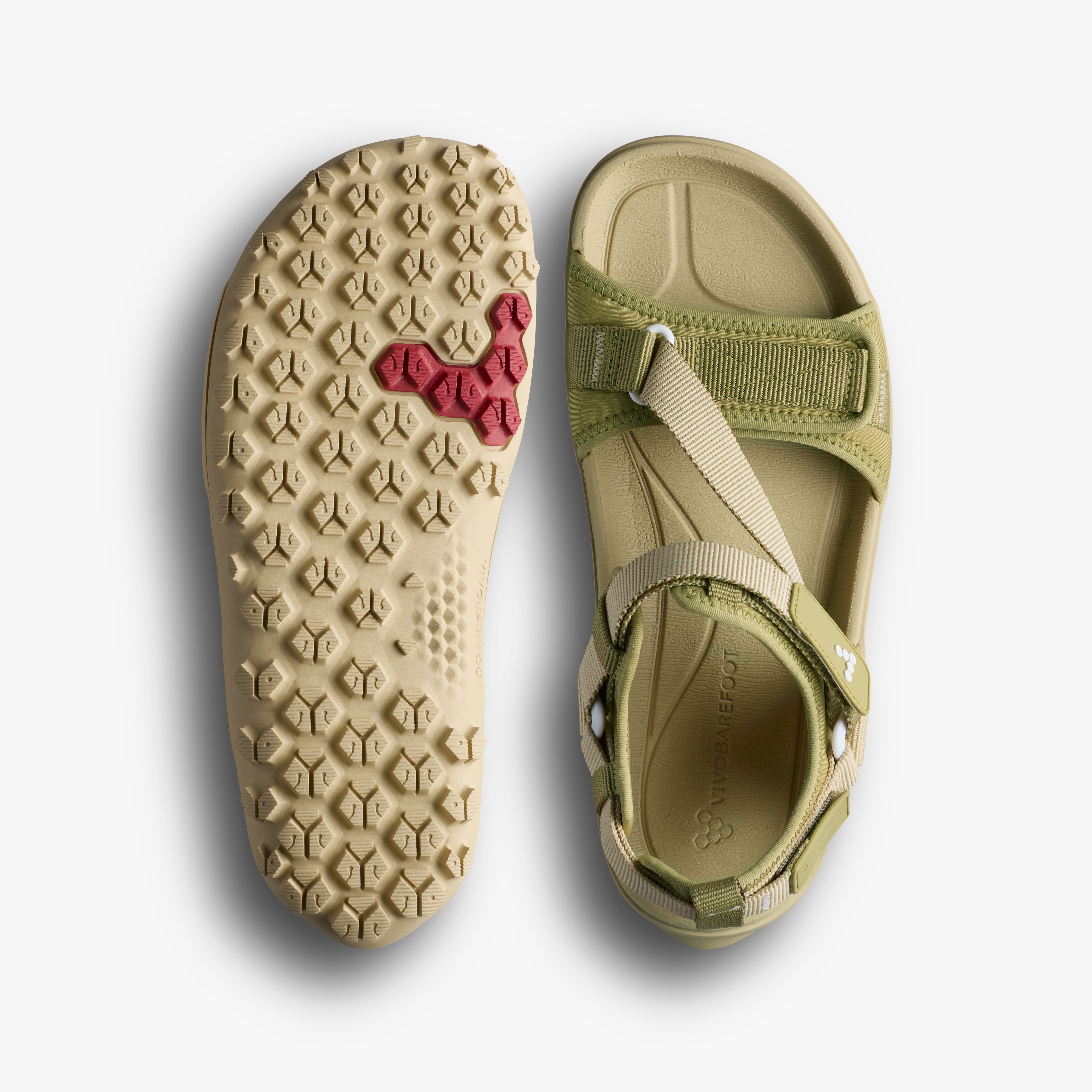 Vivobarefoot Tracker Ora Sandal Womens – Dune, sål og top