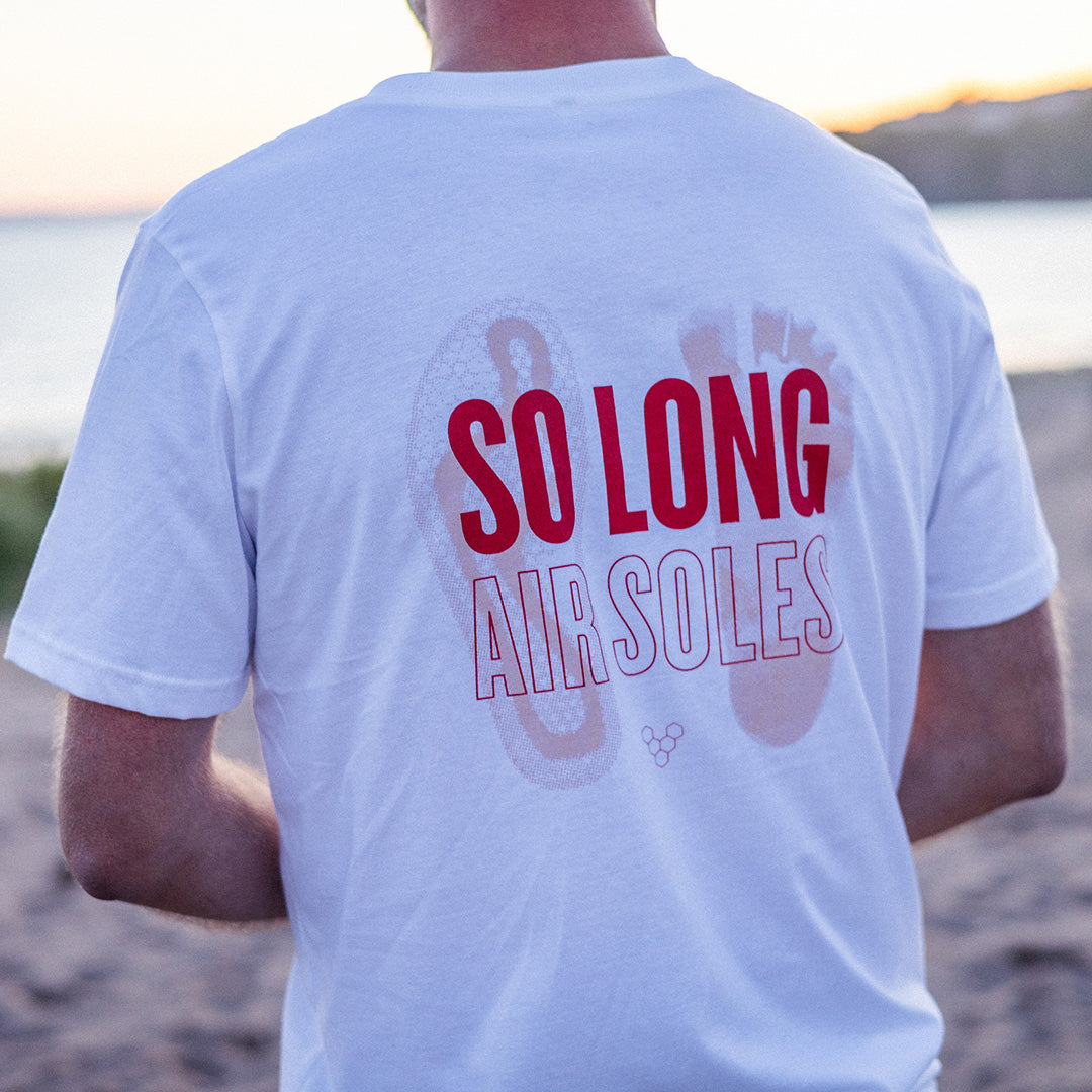 Vivobarefoot So Long Airsoles T-Shirt Unisex – Bright White