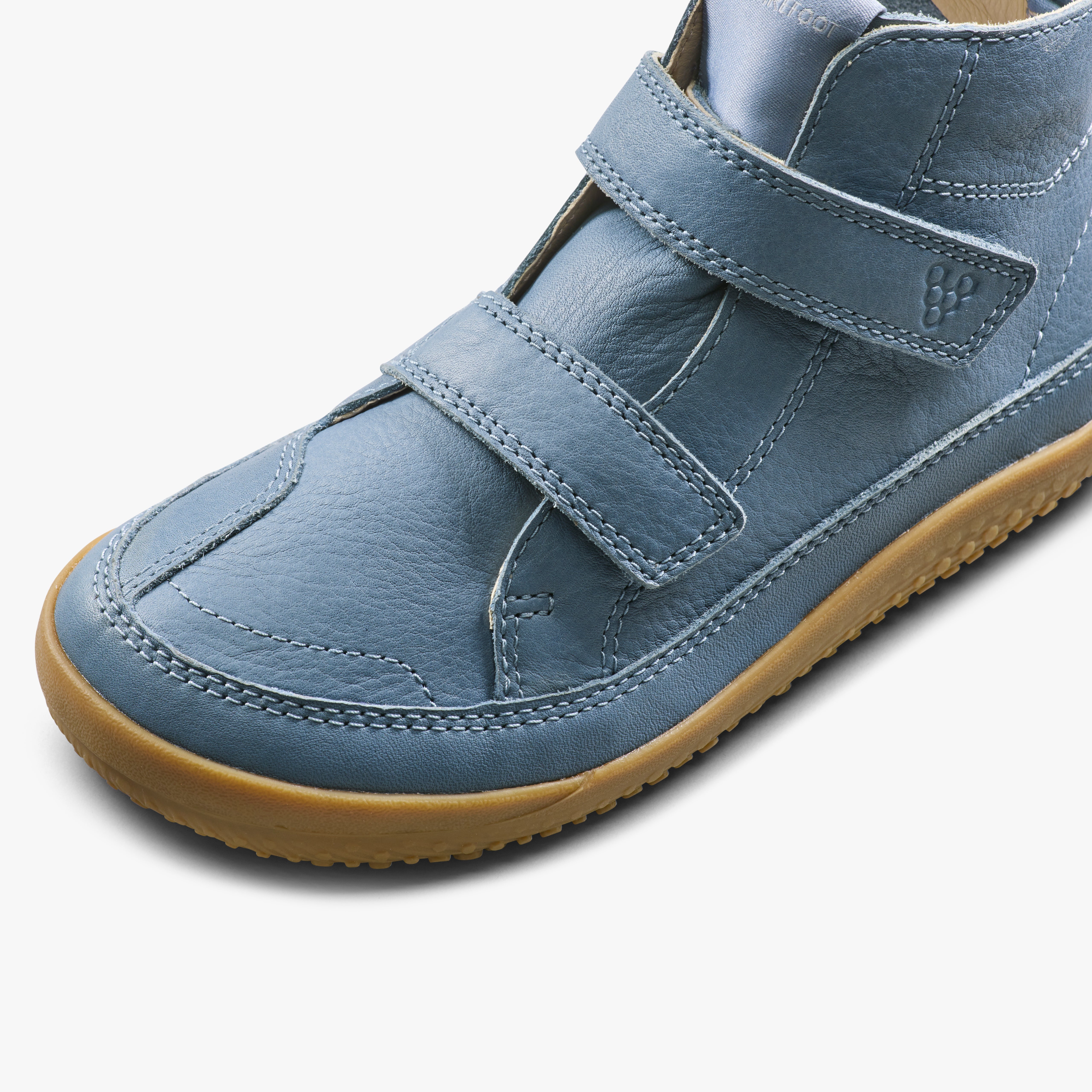 Vivobarefoot Gobi Boot Kids barfodssko til børn i farven indigo, nærbillede