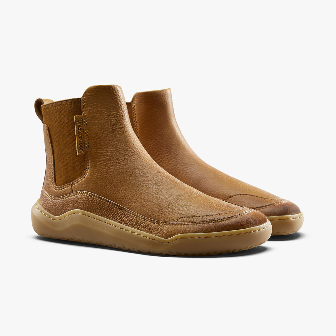 Vivobarefoot Gobi Chelsea Warmlined Mens – Light Tan