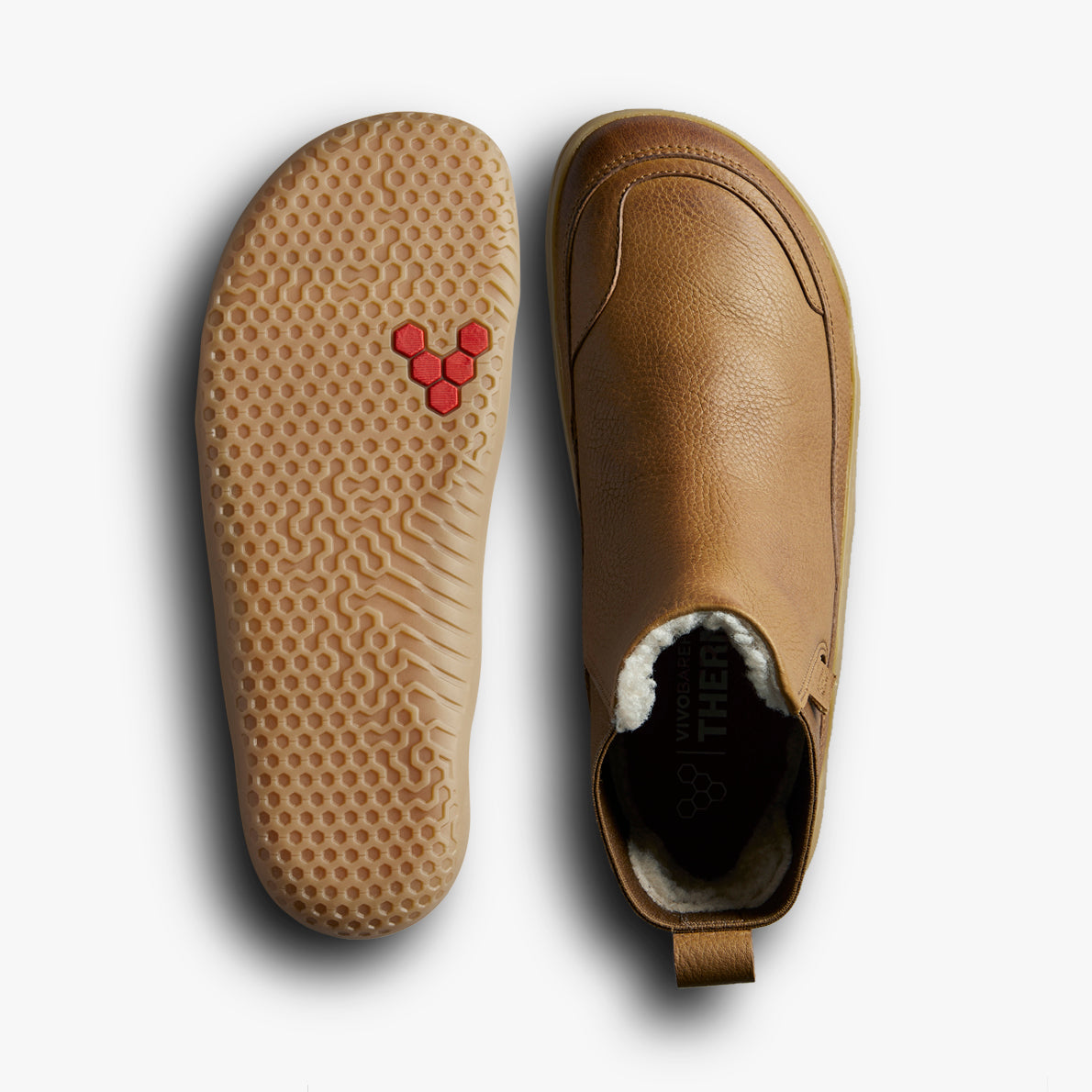 Vivobarefoot Gobi Chelsea Warmlined Mens – Light Tan