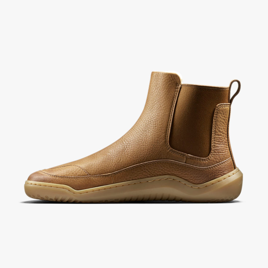 Vivobarefoot Gobi Chelsea Warmlined Mens – Light Tan