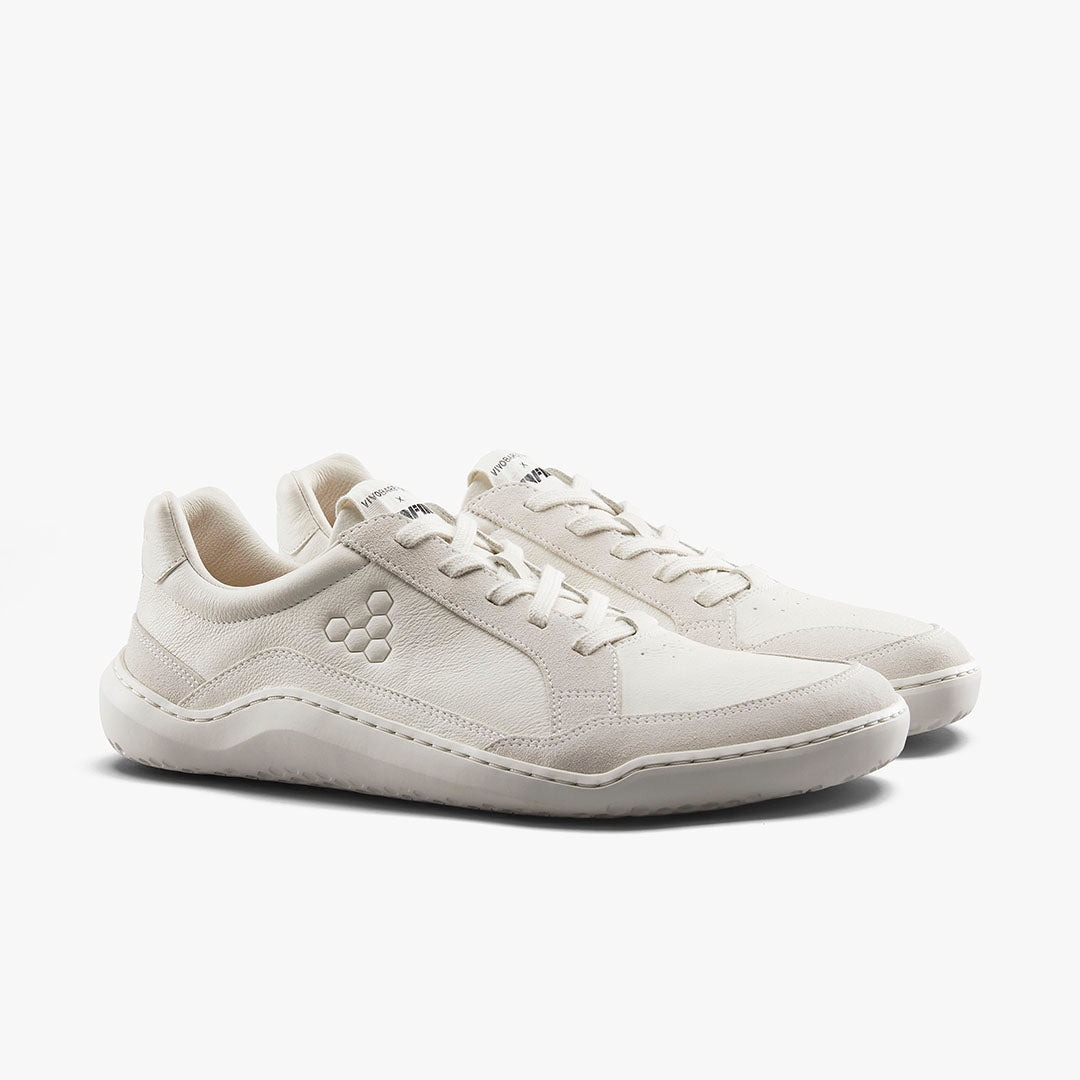 Vivobarefoot Gobi II Sneaker Premium Leather Mens – Limestone