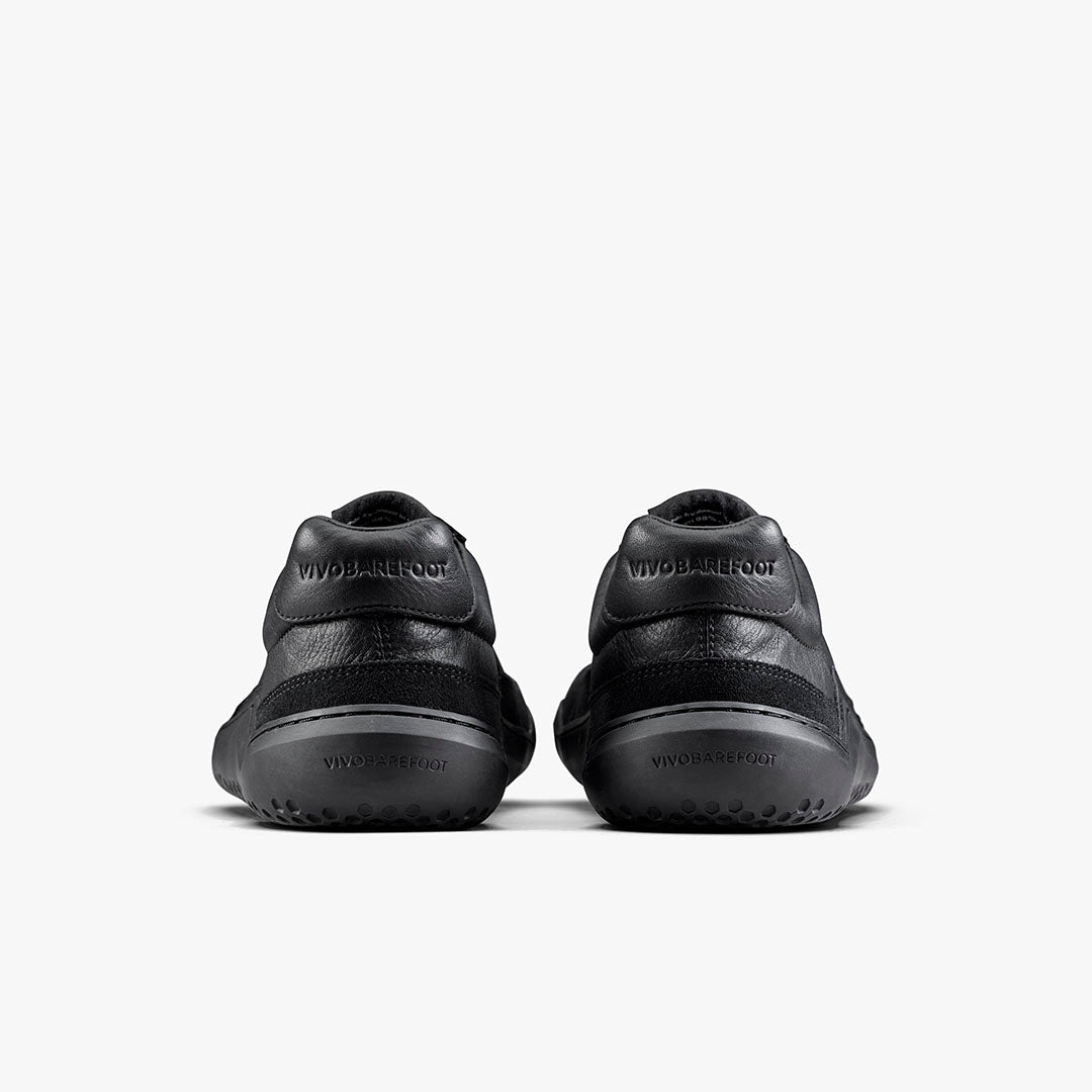 Vivobarefoot Gobi II Sneaker Premium Leather Mens – Triple Black