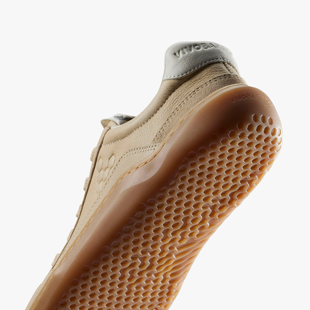 Vivobarefoot Gobi II Sneaker Premium Leather Womens – Desert Sand