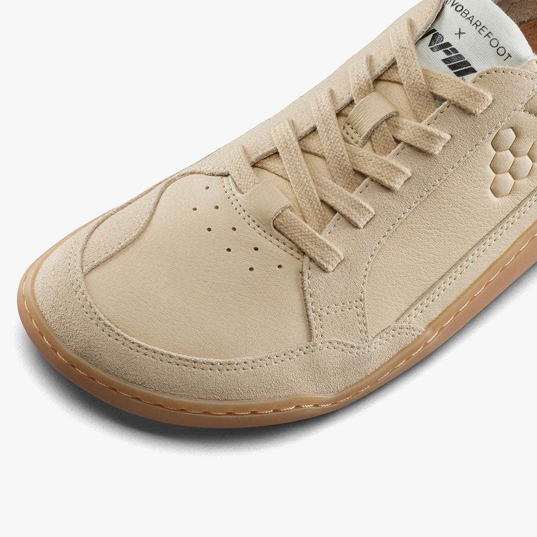 Vivobarefoot Gobi II Sneaker Premium Leather Womens – Desert Sand