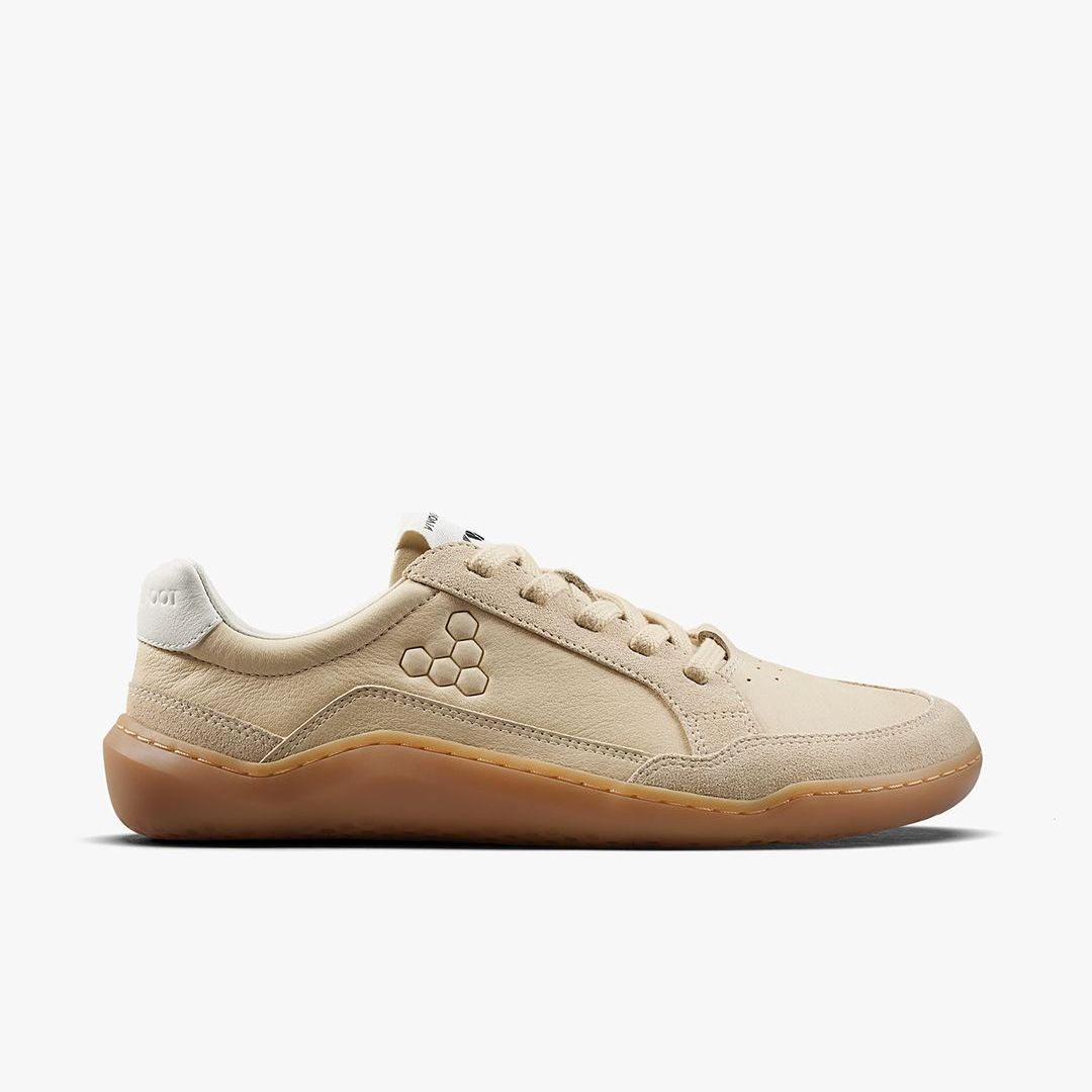 Vivobarefoot Gobi II Sneaker Premium Leather Womens – Desert Sand