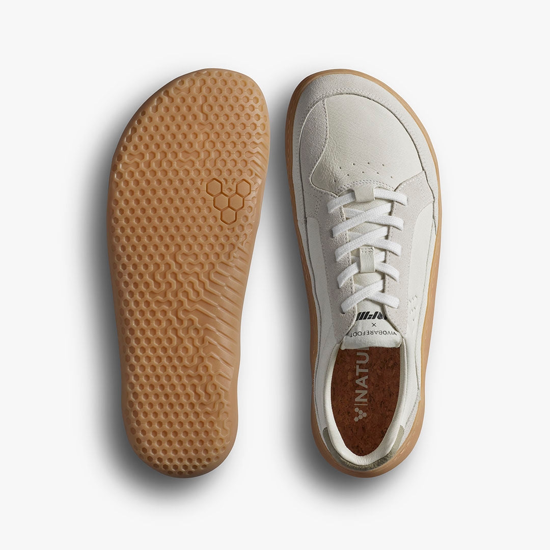 Vivobarefoot Gobi II Sneaker Premium Leather Mens – Limestone Dusty Green