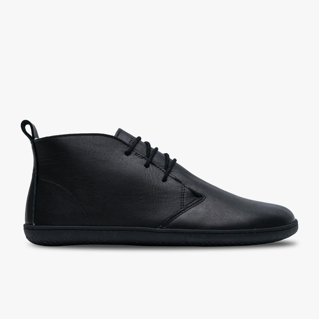 Vivobarefoot Gobi III sort barfodsvinterstøvle set fra ydersiden