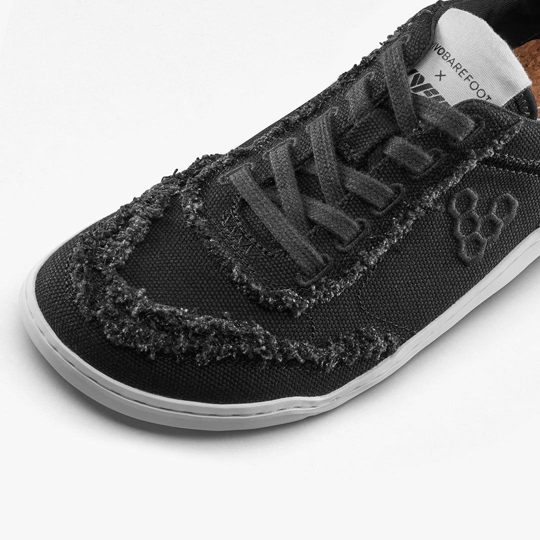 Vivobarefoot Gobi Sneaker Canvas Womens – Obsidian