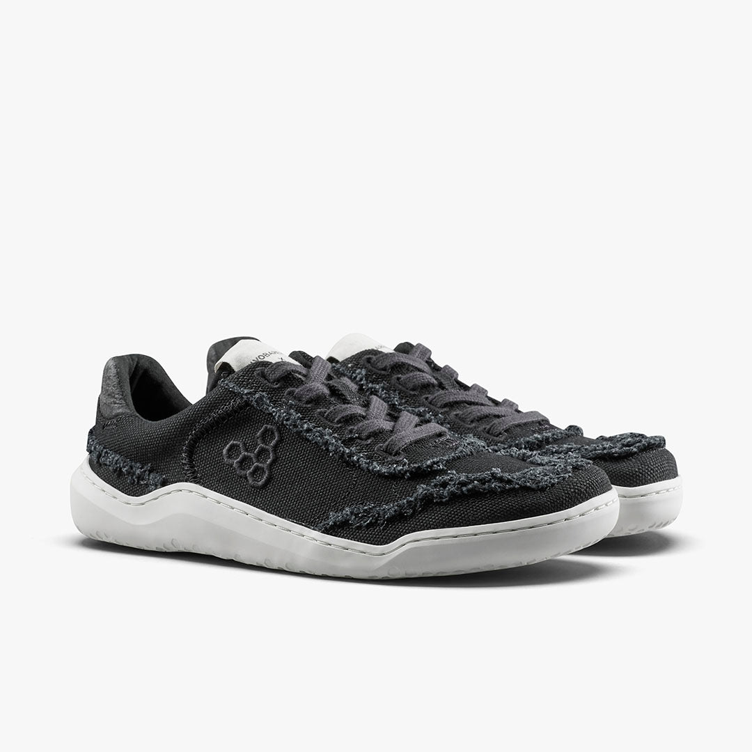 Vivobarefoot Gobi Sneaker Canvas Womens – Obsidian