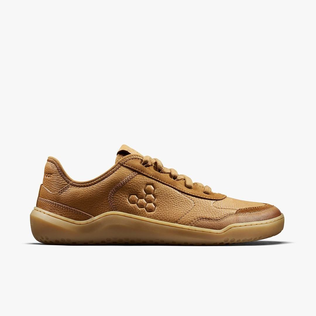 Vivobarefoot Gobi Sneaker Leather Mens – Tan