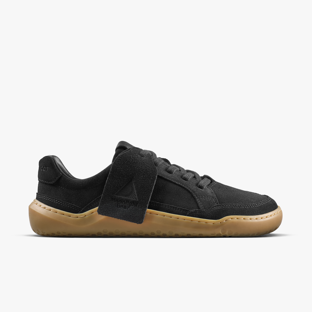 Vivobarefoot Gobi Sneaker Skate MLG barfodssko i sort Obsidian ruskind set fra ydersiden