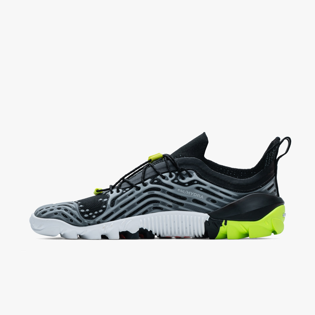 Vivobarefoot Hydra ESC Mens – Obsidian/Safety Yellow