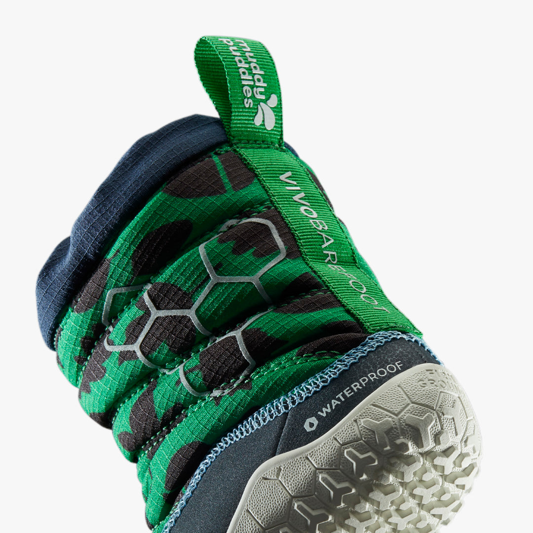 Vivobarefoot Lumi FG x Muddy Puddles Toddlers – Grasshopper