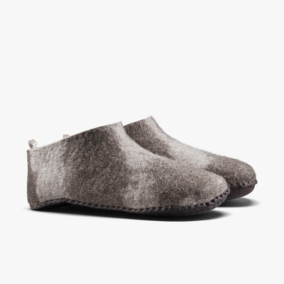 Vivobarefoot MIM Felt Slipper II – Falcon
