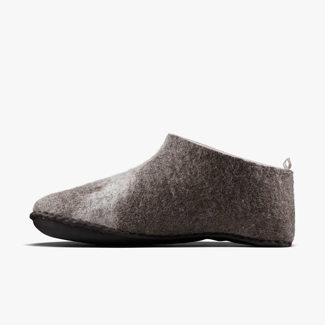 Vivobarefoot MIM Felt Slipper II – Falcon