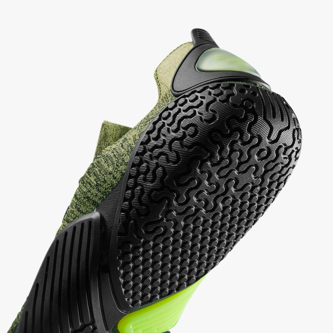 Vivobarefoot Motus Flex Womens – Forest Green/Acid Lime
