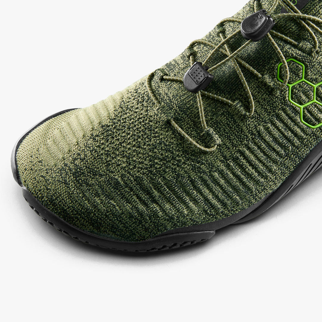 Vivobarefoot Motus Flex Womens – Forest Green/Acid Lime