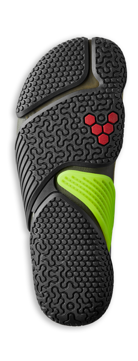 Vivobarefoot Motus Flex Womens – Forest Green / Acid Lime