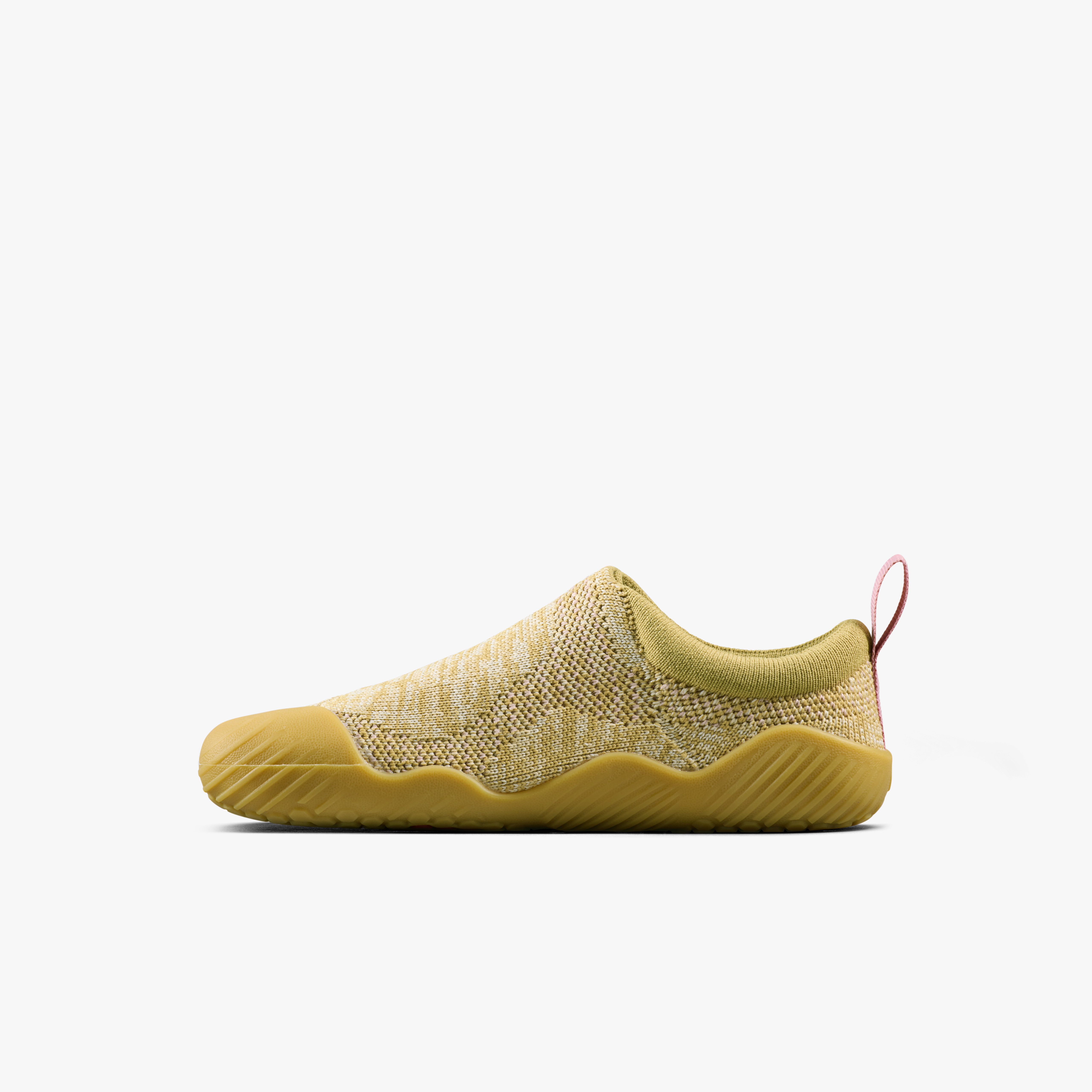 Vivobarefoot Motus Knit Preschool barfodssko til børn i farven wood, inderside