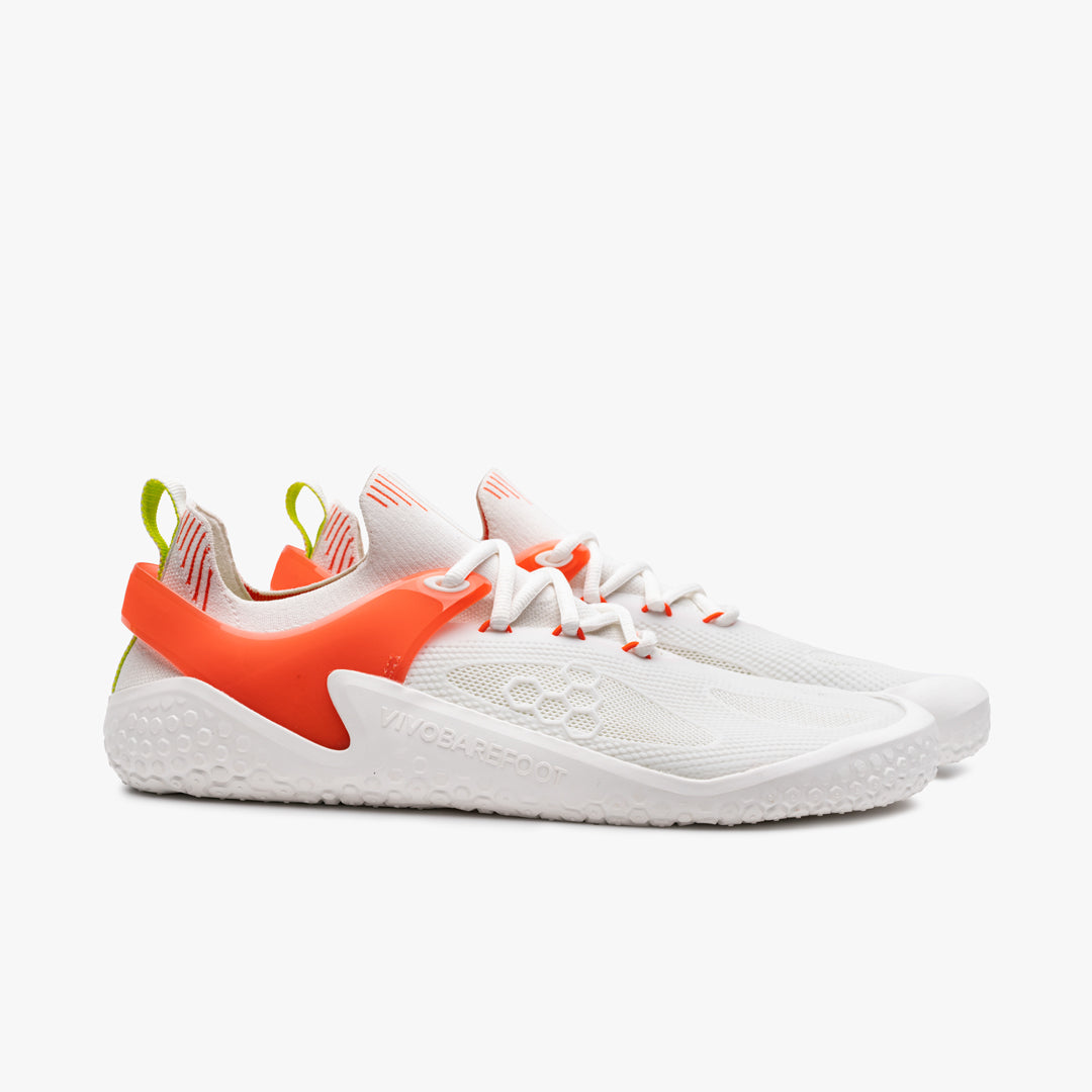 Vivobarefoot Motus Strength Mens – White/Scarlett Ibis