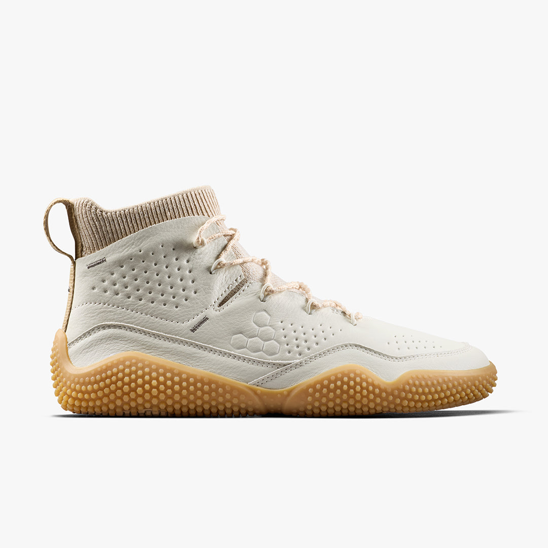 Vivobarefoot Motus Studio Mid Leather Mens – Limestone