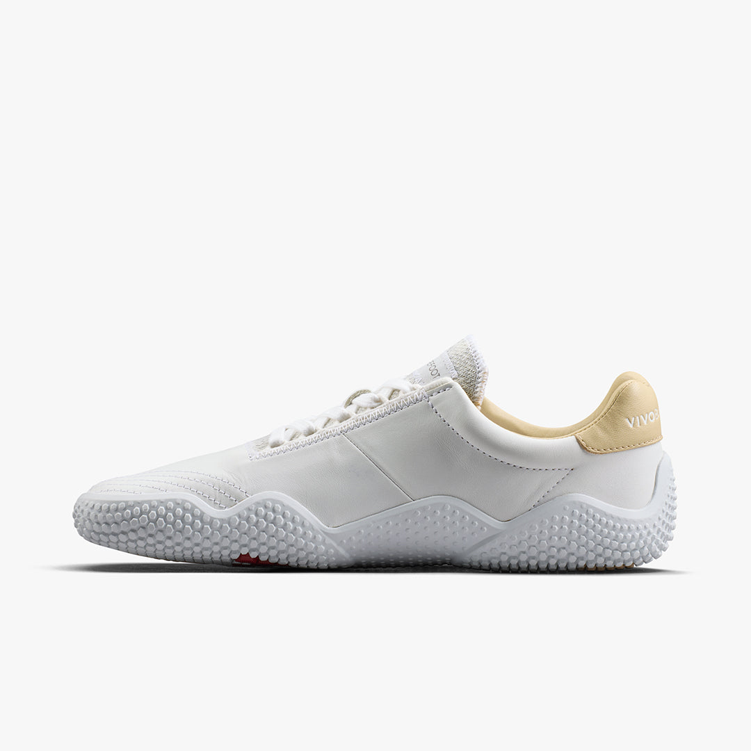 Vivobarefoot Motus Studio Sneaker Leather Mens – Bright White