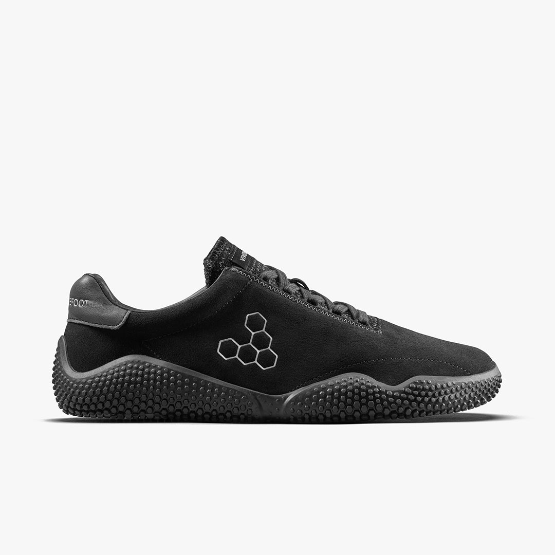Vivobarefoot Motus Studio Sneaker Leather Mens – Obsidian