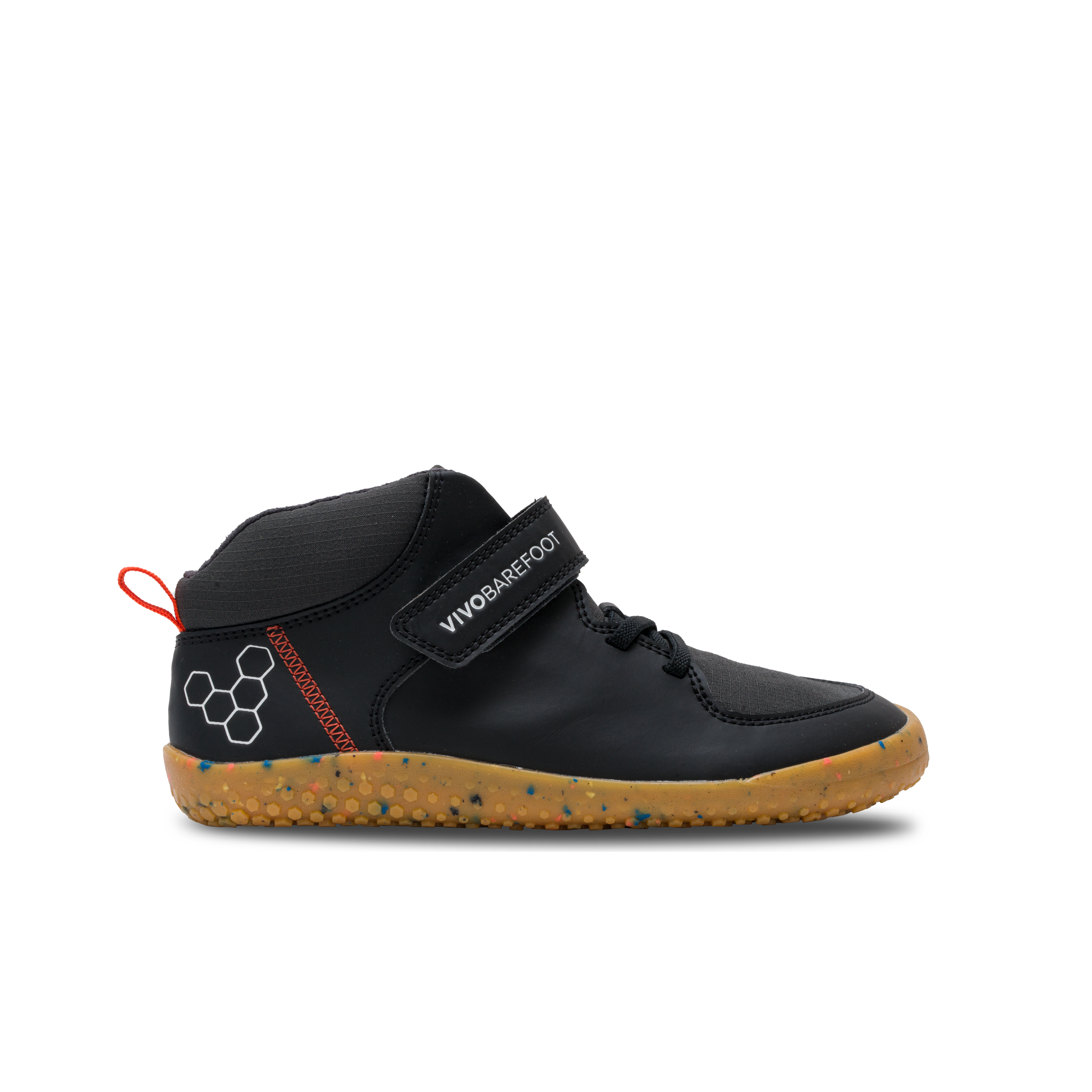 Vivobarefoot Primus Ludo Hi Juniors – Obsidian