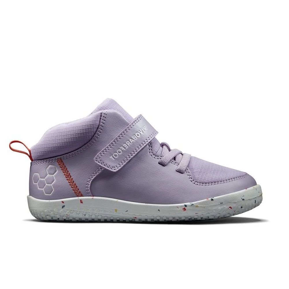 Vivobarefoot Primus Ludo Hi Kids – Lilac