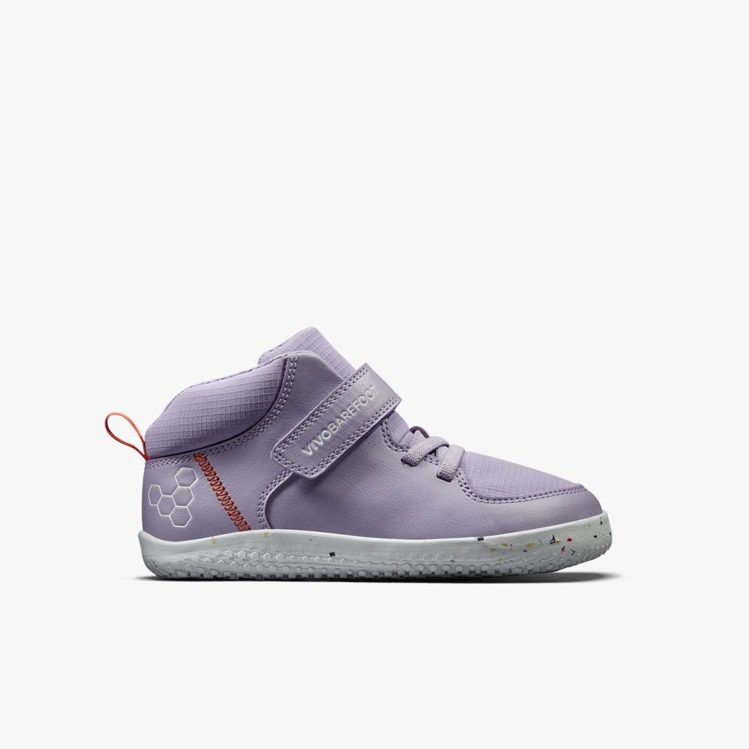 Vivobarefoot Primus Ludo Hi Kids – Lilac