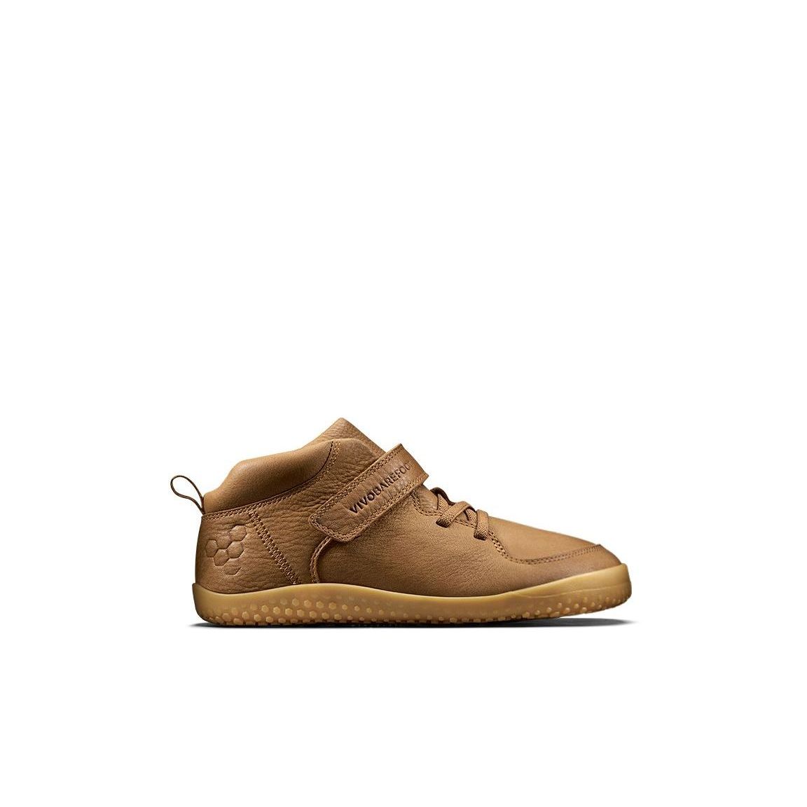 Vivobarefoot Primus Ludo Hi Winterised Juniors – Acorn