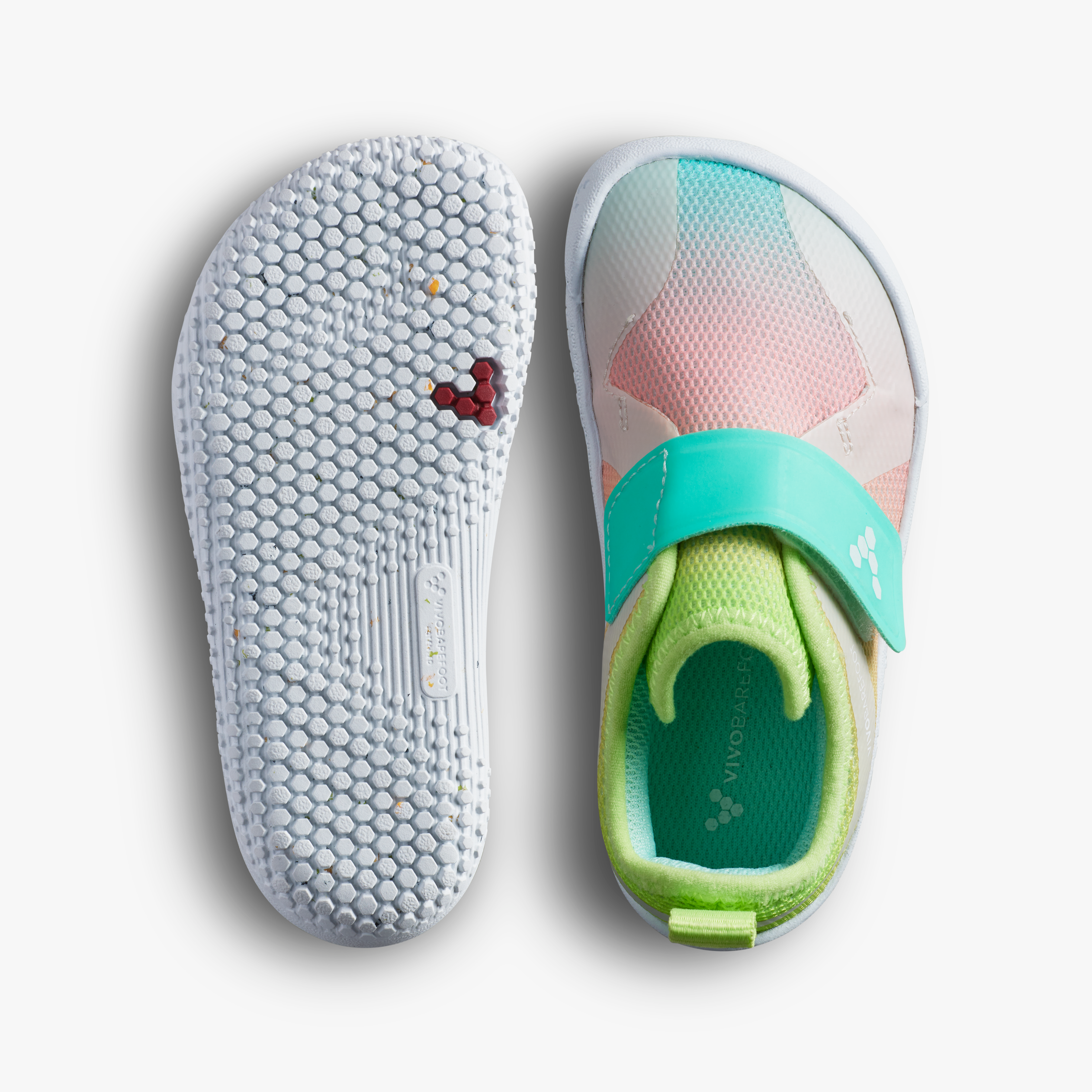 Vivobarefoot Primus Sport IV Toddlers barfodssko til børn i farven ombre, sål og top
