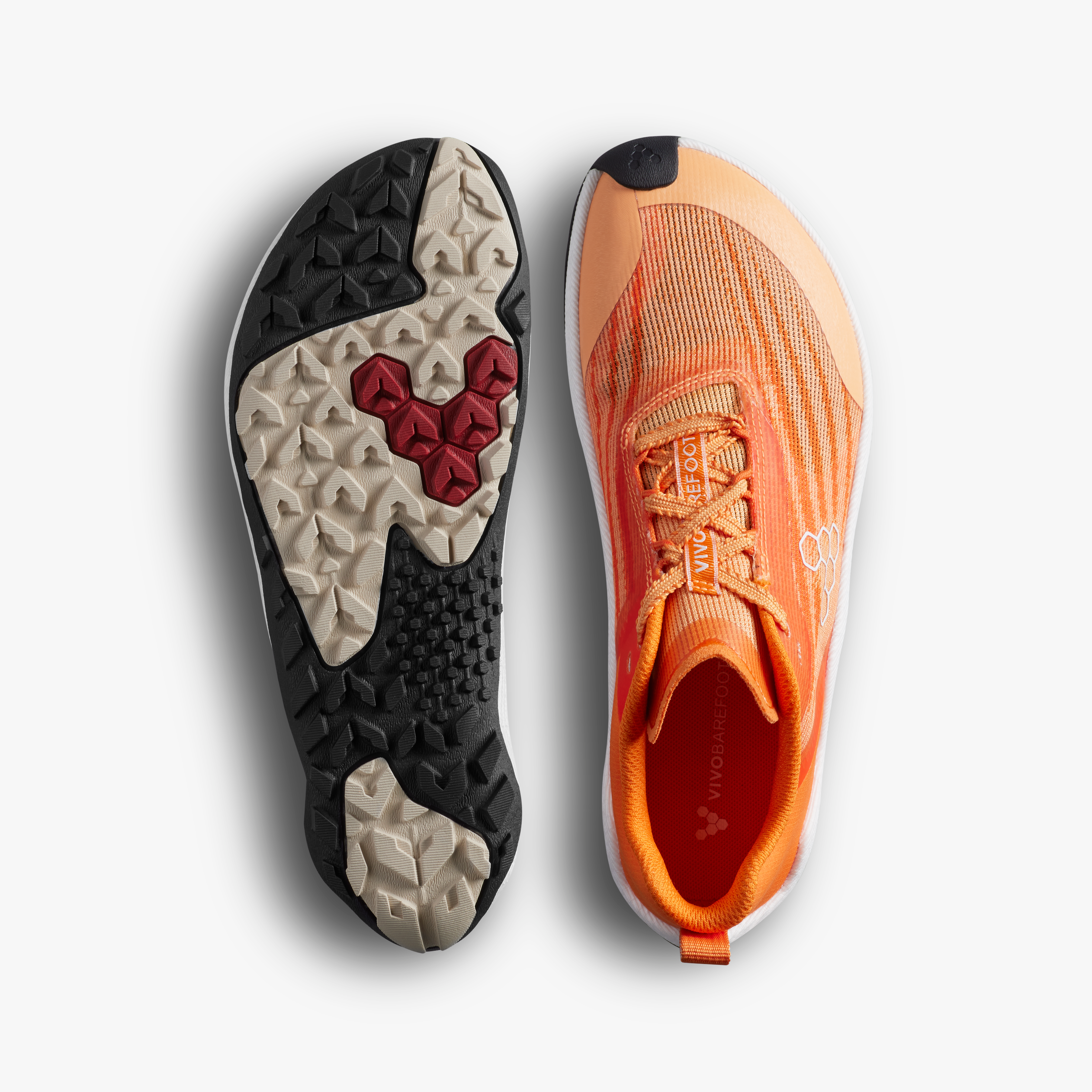 Vivobarefoot Primus Trail Flow Mens – Tangerine